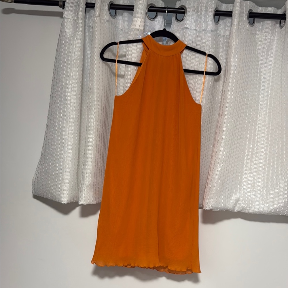 Orange Sleeveless Dress